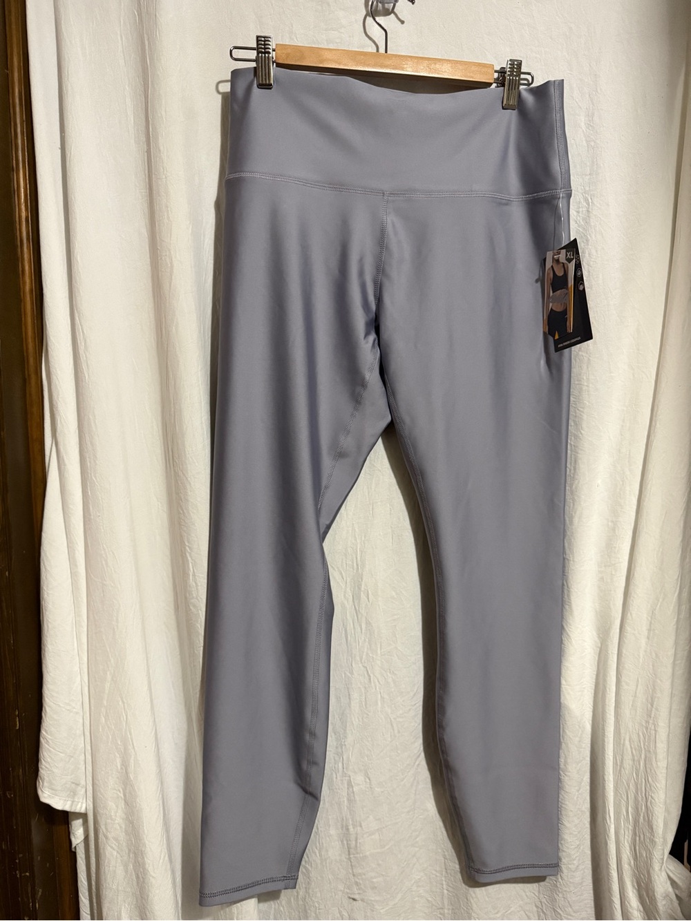 Avia Gray women's High-Waist Active Leggings